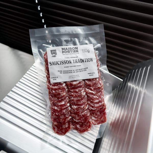 Premium Saucisson Tradition - 100% Pure Pork 150g Sliced