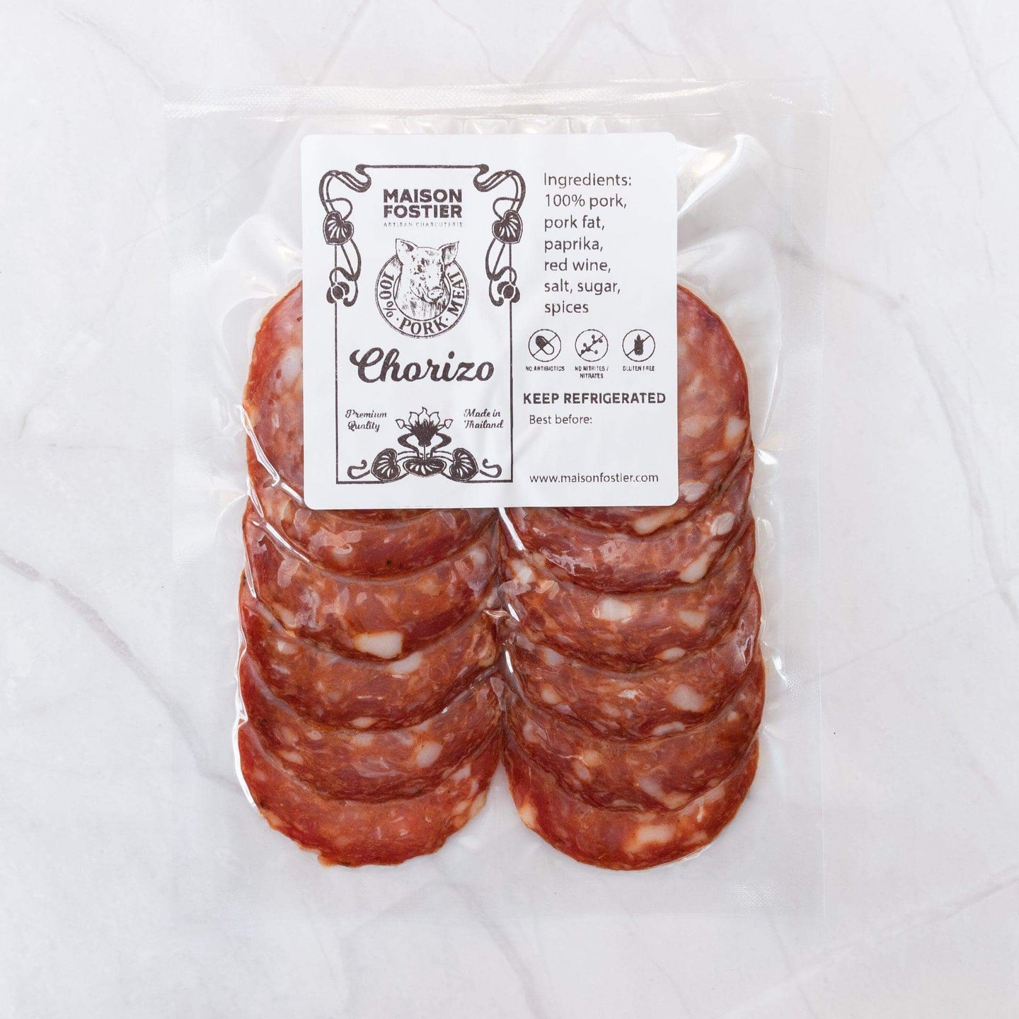 Artisan Chorizo Charcuterie - Maison Fostier - Grocery