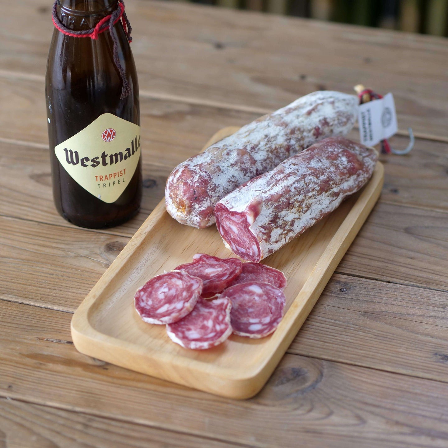 Charcuterie Belgian beer infused Saucisson 